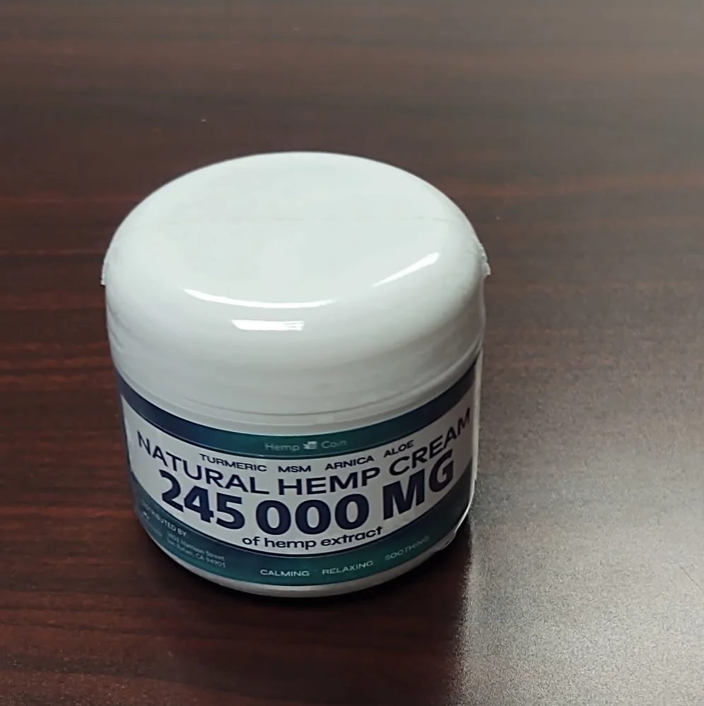 Natural Hemp Cream 245000 mg - 2 oz - NEW - Picture 1 of 9